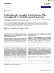 Acta Paediatrica - 2025 - Lejarzegi - Quality of Care for Young Febrile Infants Varied Widely Among Spanish Paediatric 244px